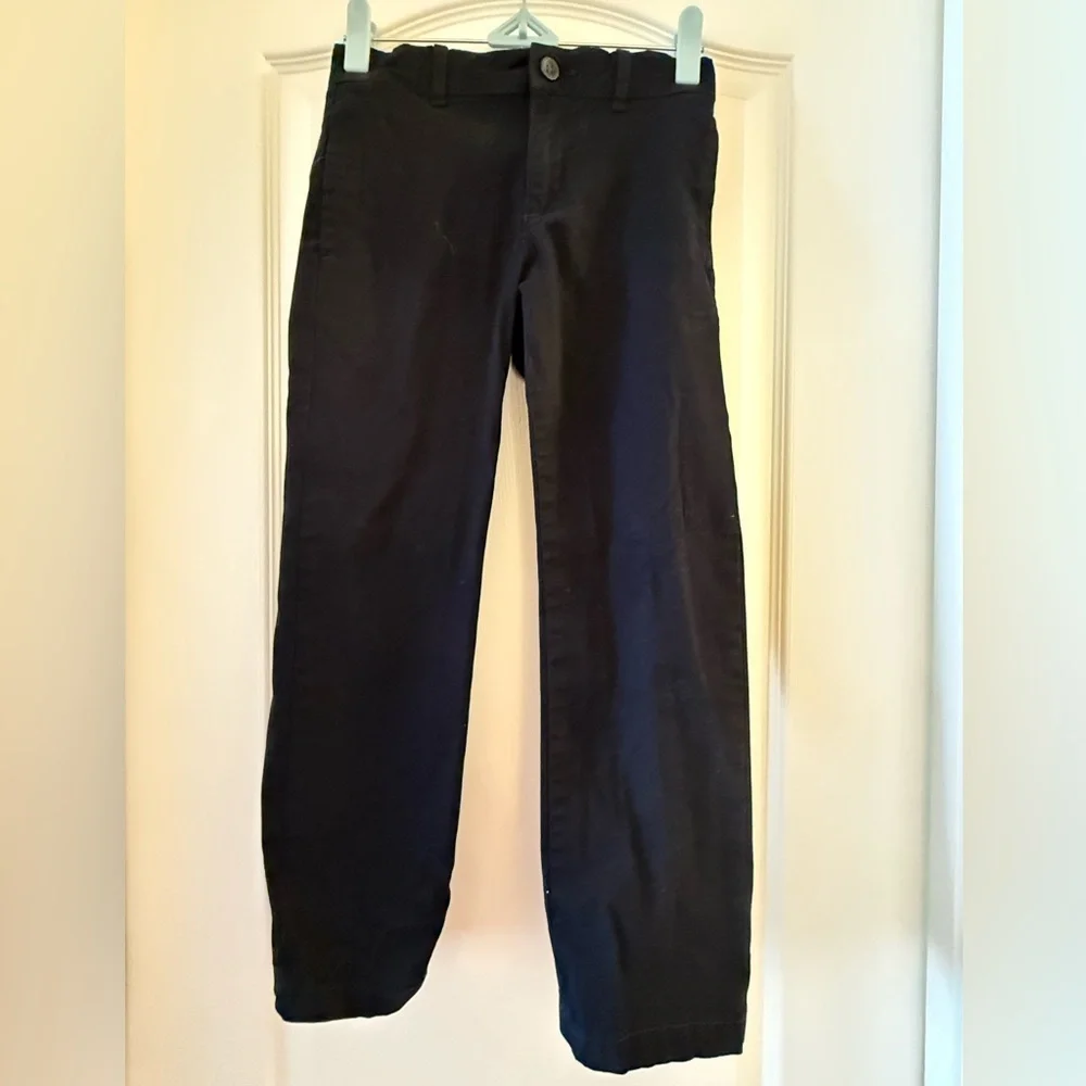 Boys Black Chino Pants
